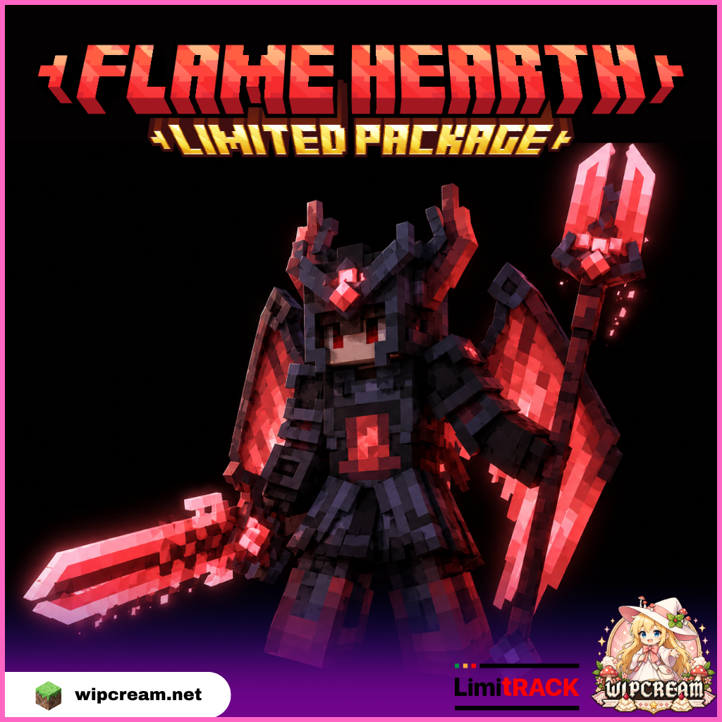แพ็คสกิน FlameHearth (⭐ลิมิเต็ด⭐)